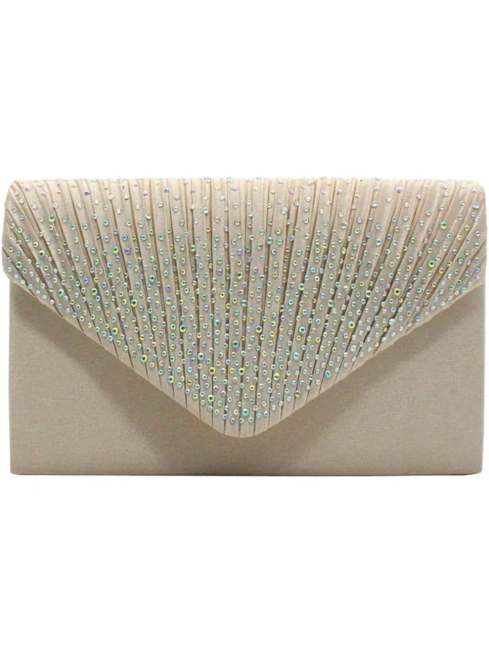〽️ Women’s Apricot Clutch Purse Bridal Wedding Party Evening Shoulder Bag